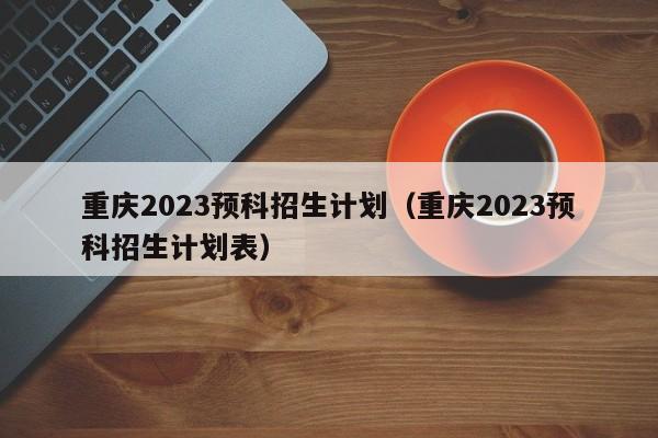 重庆2023预科招生计划（重庆2023预科招生计划表）